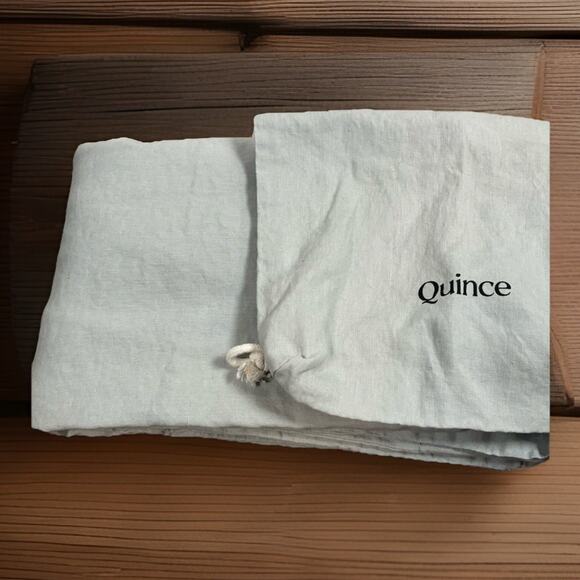 QUINCE Other - QUINCE EUROPEAN 100% LINEN TWIN DUVET COVER ONLY GREY Natural Breathable nwot